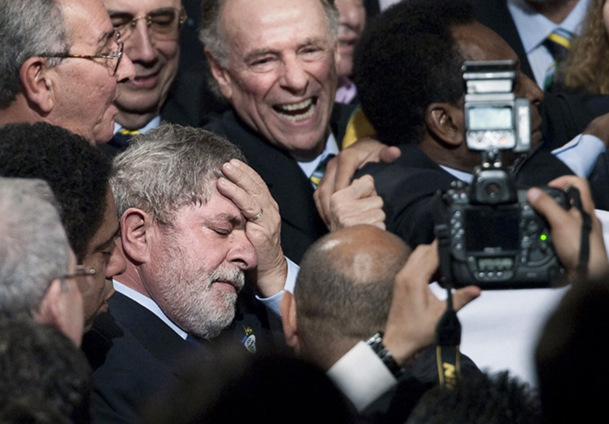 The ex-president was overcome when Rio was named host. Construction of Olympic Park began three years later. 