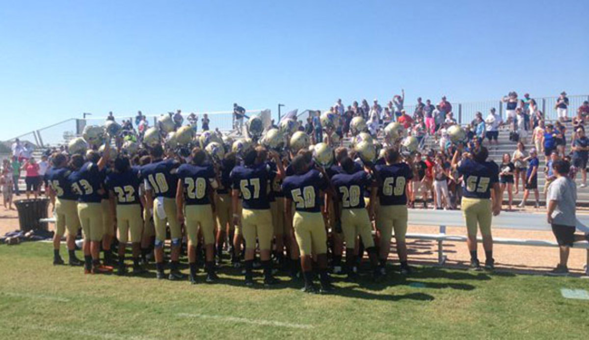 Colts players salute their fans, who turned up in numbers at every game.