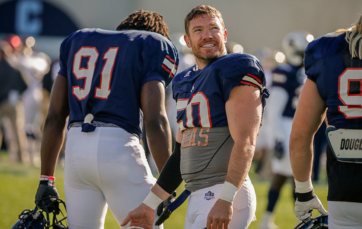 Boyer participated in the Medal of Honor Bowl in January, a college football all-star game in Charleston, S.C., where college prospects can raise their profile. (Stephen B. Morton/Getty Images)