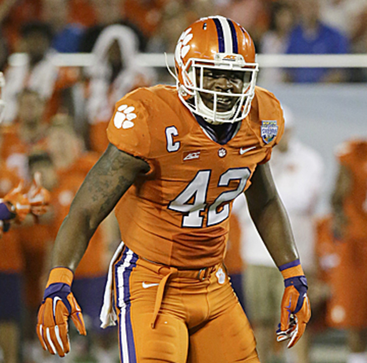 Stephone Anthony will look to keep his draft season momentum going at Clemson's Pro Day. (John Raoux/AP)