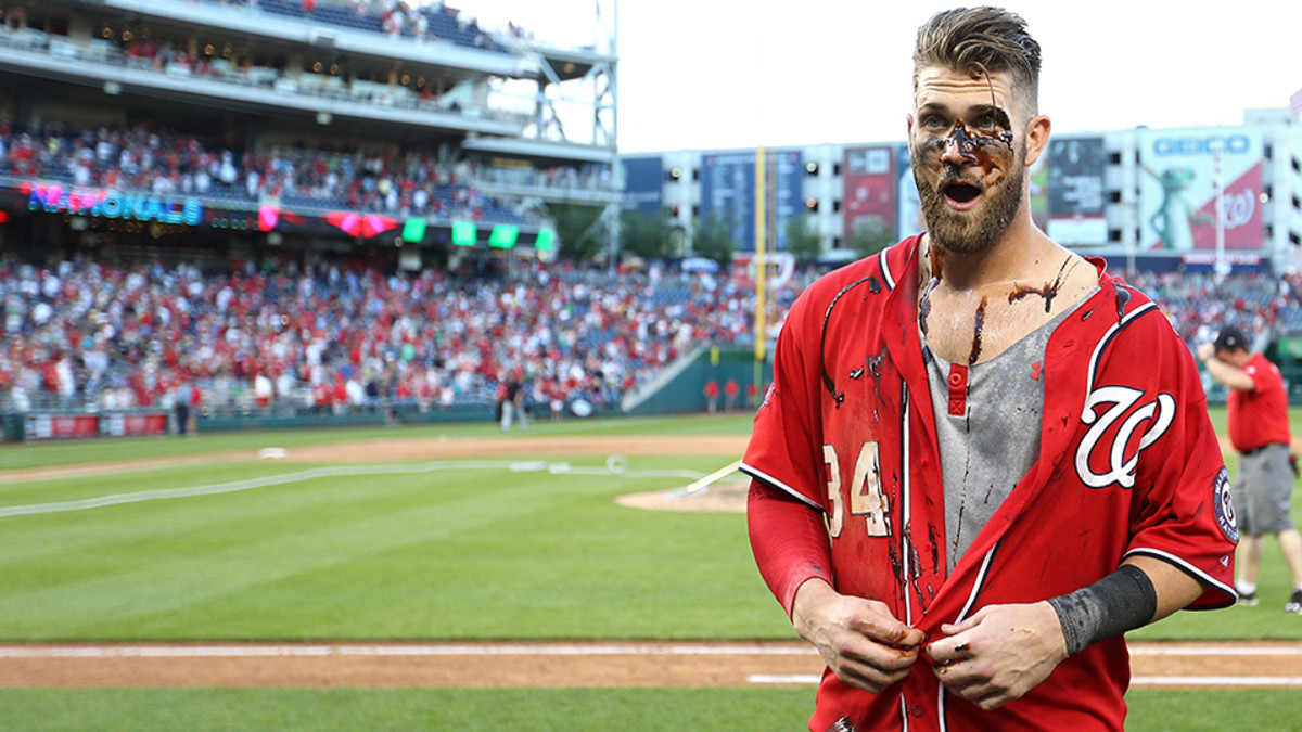 Washington Nationals chocolate-covered Bryce Harper T-shirt