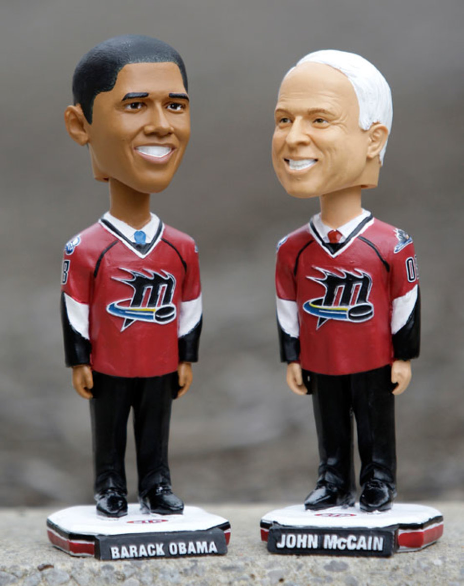 Barack Obama and John McCain