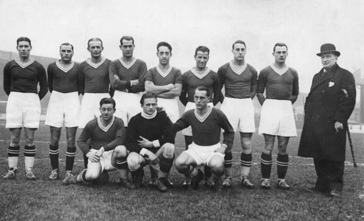 The Austrian national team, pictured in 1932.