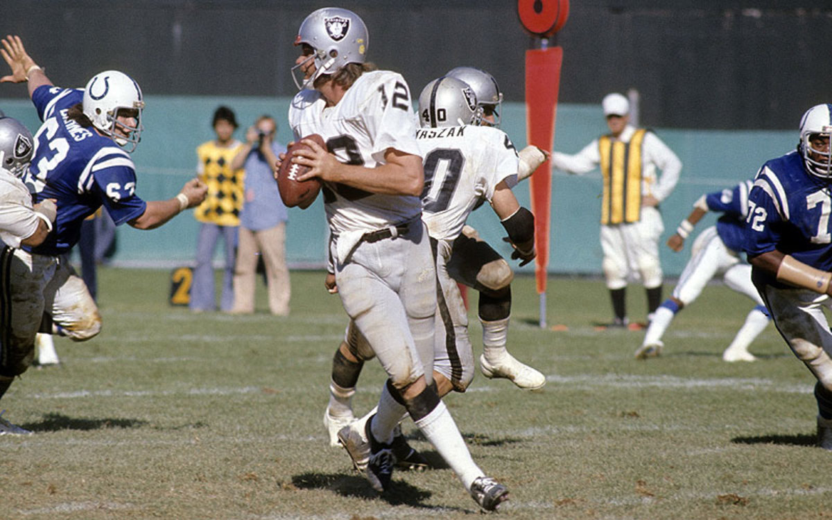 Ken Stabler went 96-49-1 as a starting quarterback, giving him a .661 win percentage, currently seventh best in NFL history. (Focus On Sport/Getty Images)