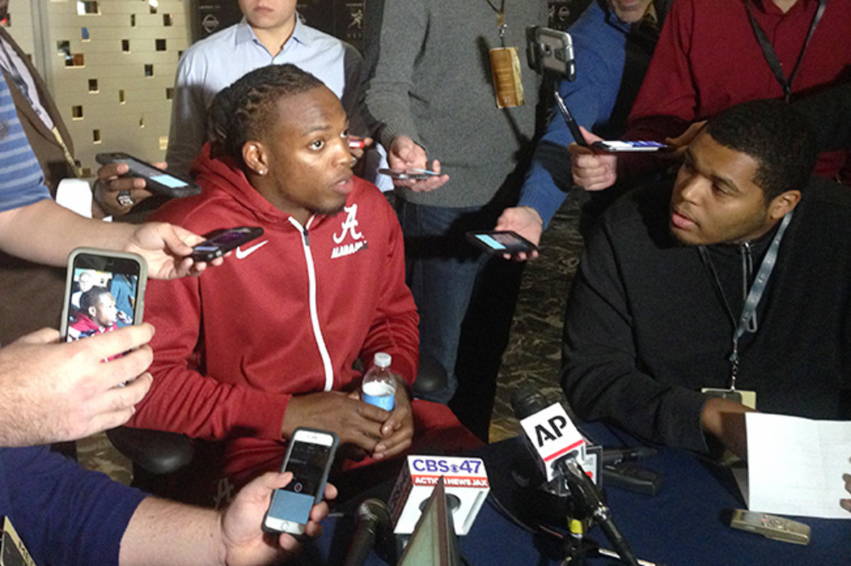 He got plenty of questions about his NFL future, but Henry kept the focus on Alabama’s playoff run.