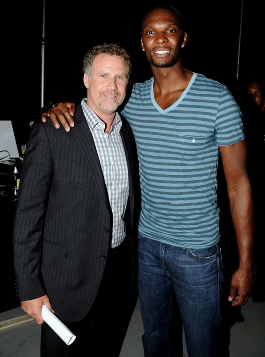 Will Ferrell and Chris Bosh