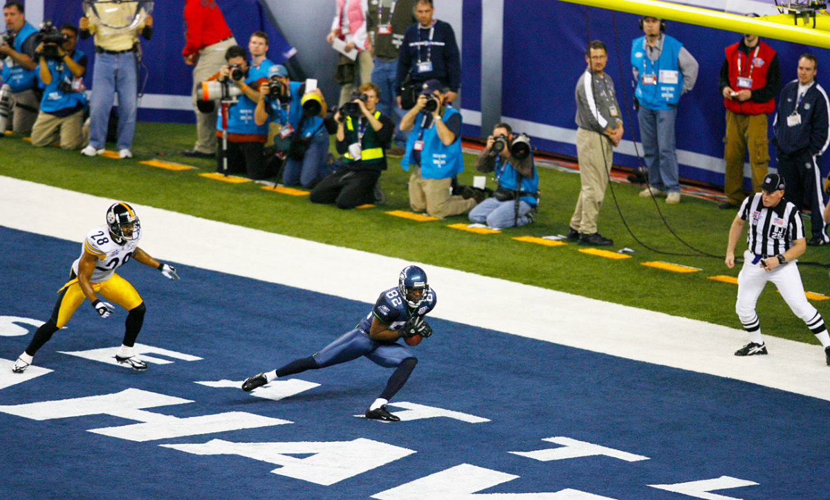 The incident happened directly in front of the back judge.