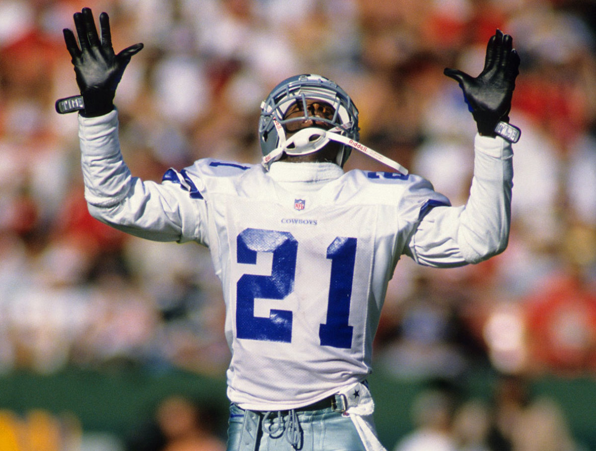 Deion Sanders with the Cowboys.