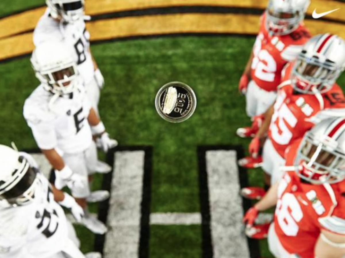 College Football National Championship Game Nike s Viral Coin Flip