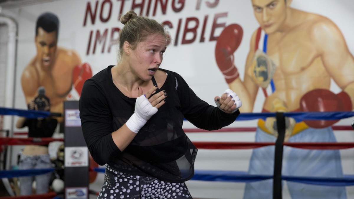 Ronda Rousey beats up some dude on Ellen DeGeneres - Sports Illustrated