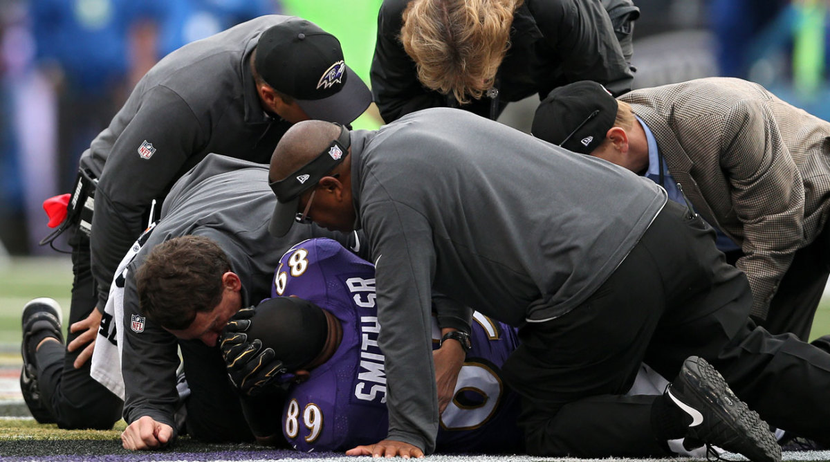 Steve Smith will miss the rest of the season with an Achilles injury.