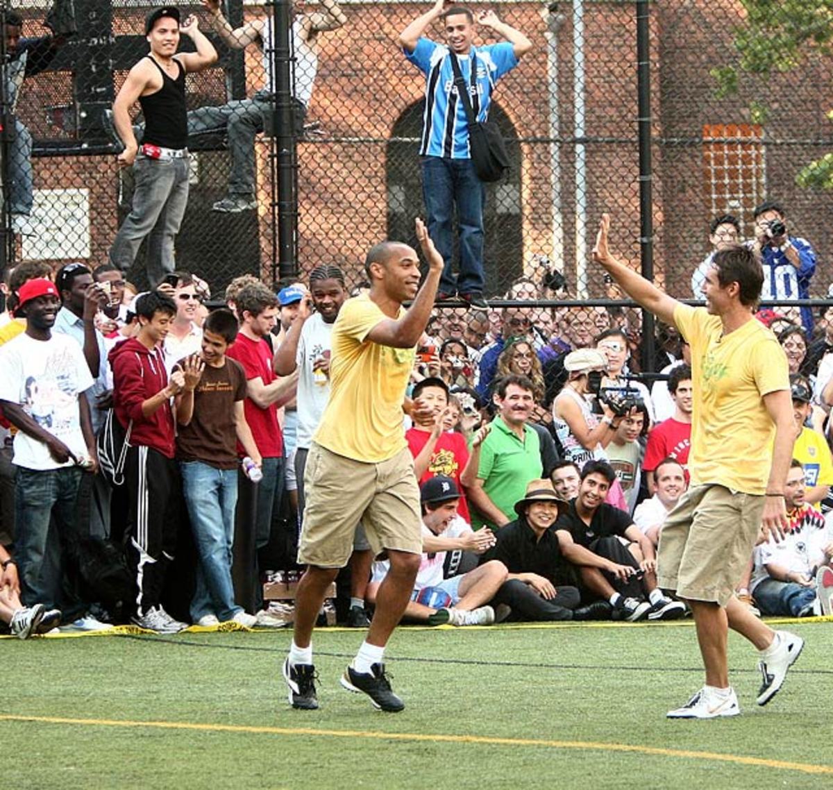 Steve Nash and Thierry Henry