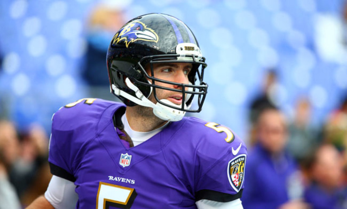Baltimore Ravens quarterback Joe Flacco. (Simon Bruty/Sports Illustrated/The MMQB)