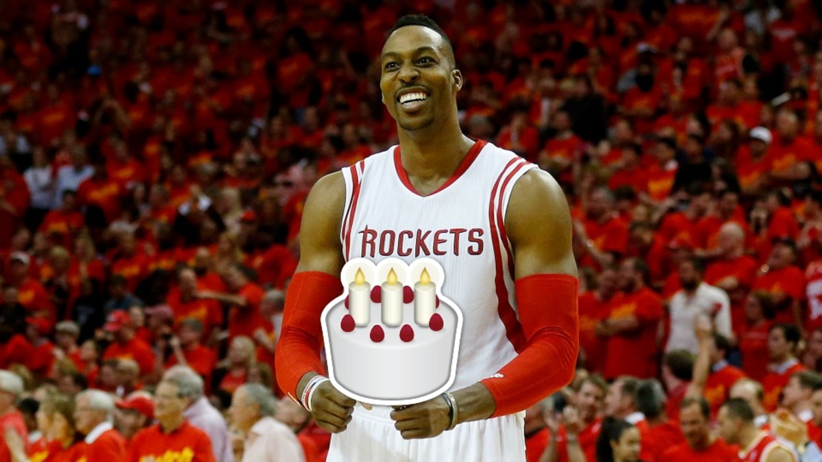 Houston Rockets’ Dwight Howard celebrates his 30th birthday - Sports