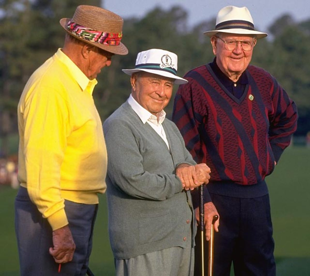 Sam Snead, Gene Sarazen, Byron Nelson