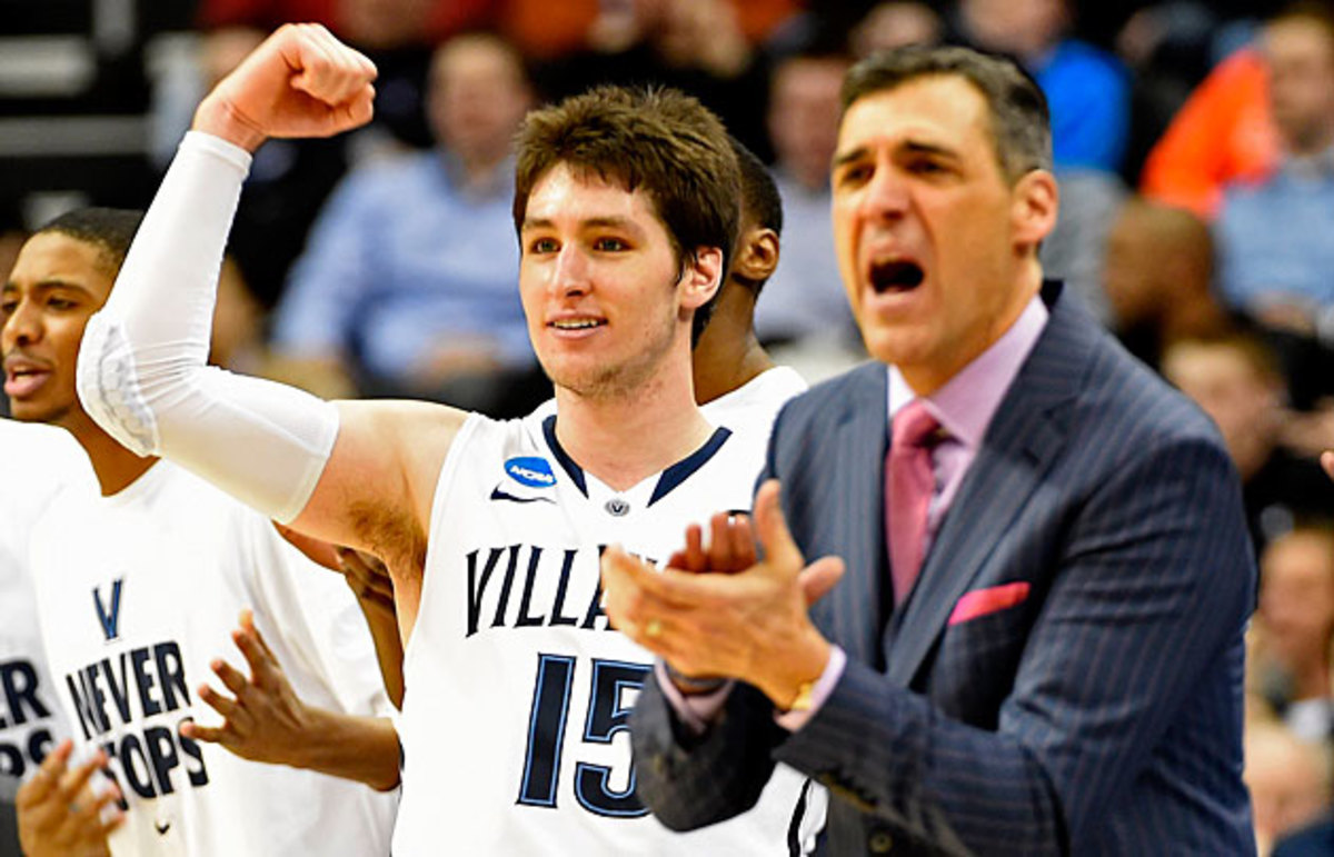 Ryan Arcidiacono (left) will be trying to help Jay Wright get back to the Sweet 16 for the first time in six years.