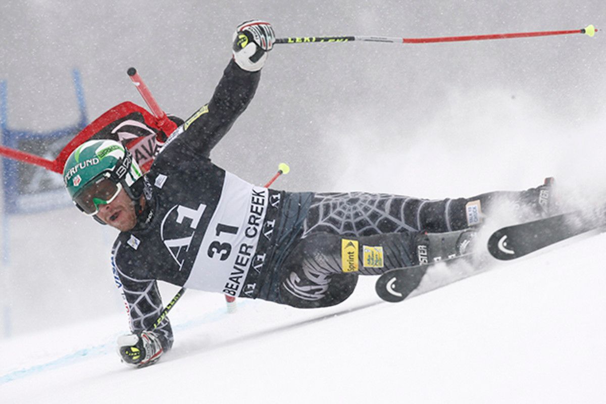 Bode Miller during the Audi FIS Alpine Ski World Cup Men's Giant Slalom on December 6, 2009 in Beaver Creek, Colorado.