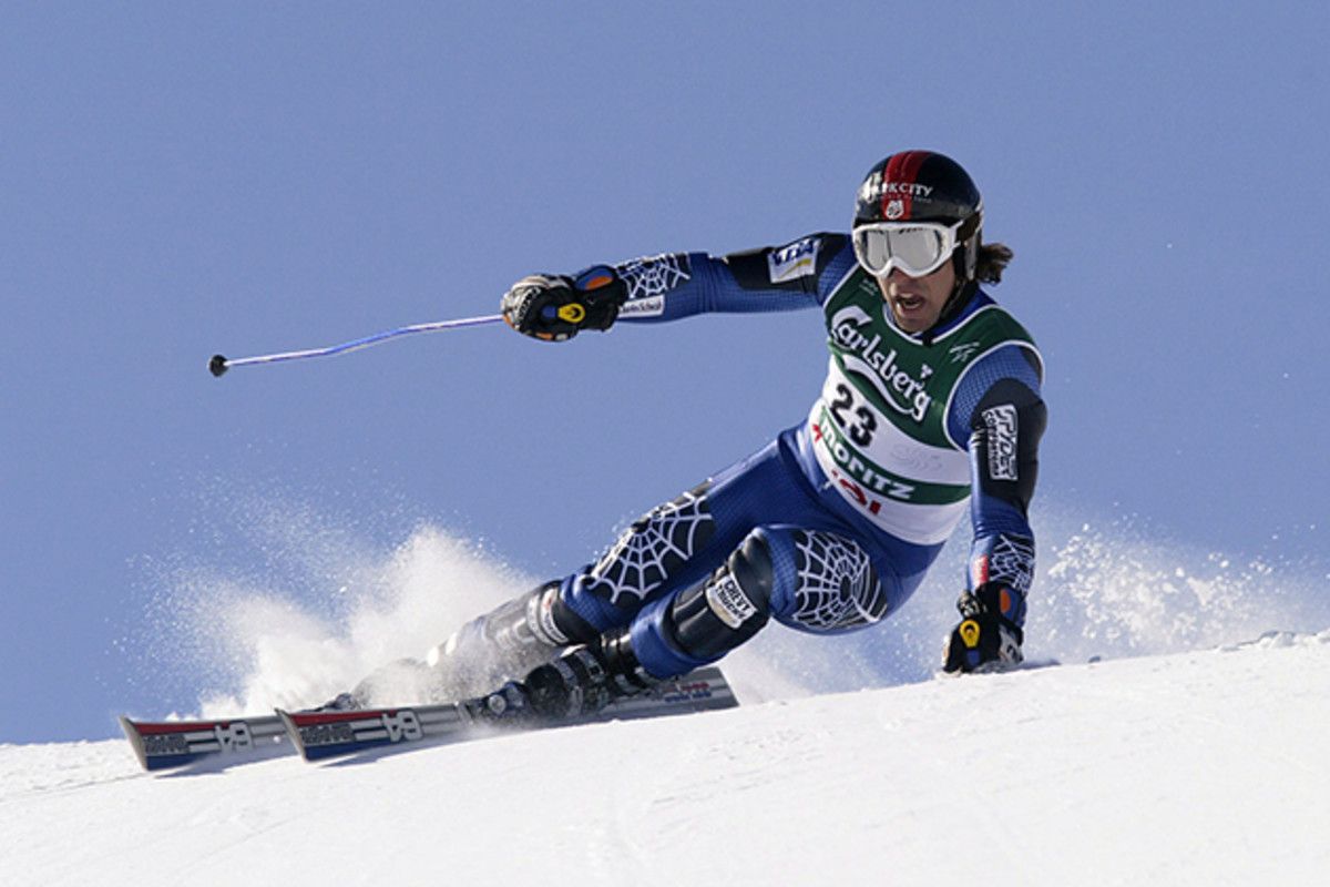 Erik Schlopy at the FIS Alpine World Ski Championships in February 12, 2003. 
