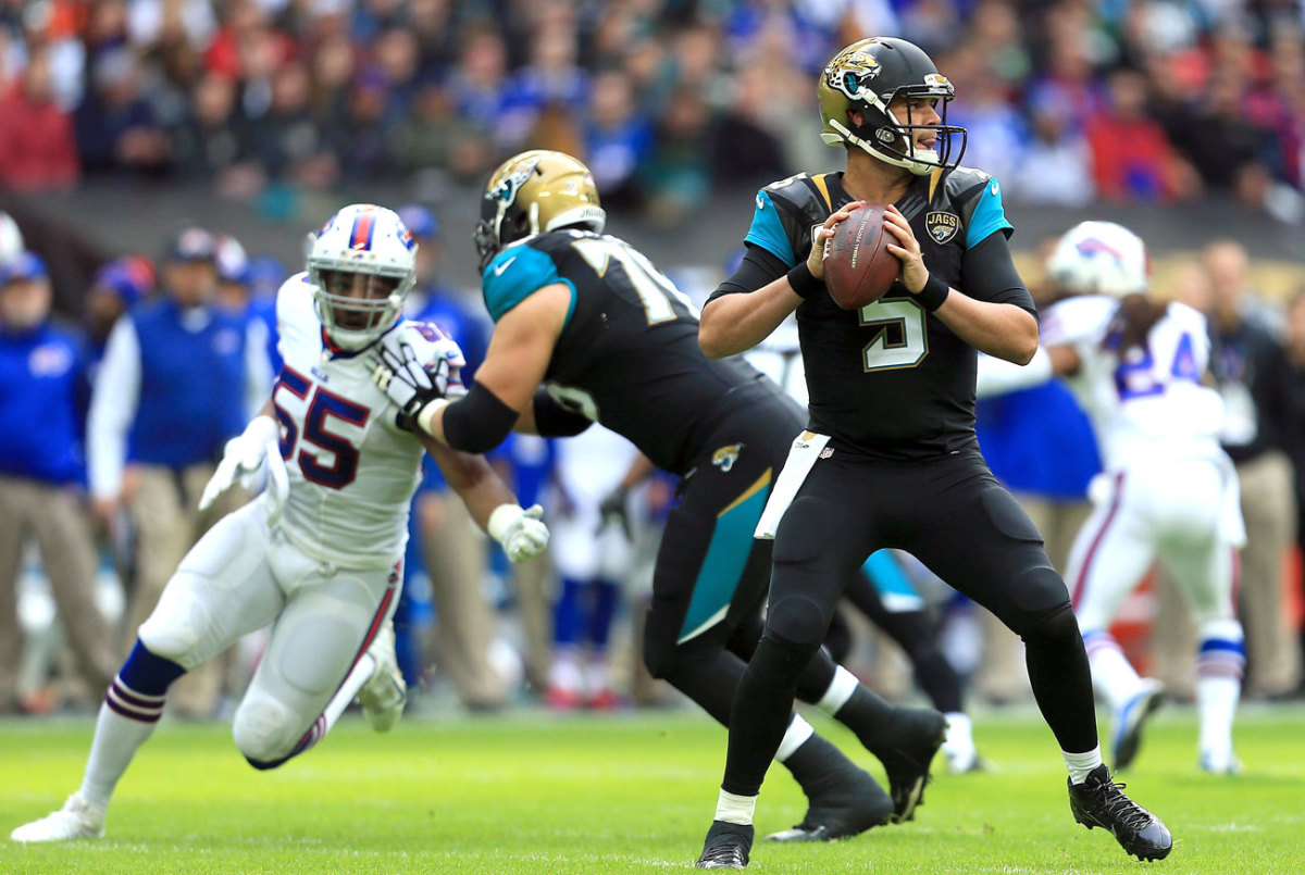 The Jags and Bills played before a full house at Wembley, but average viewership on-line was lower than for a typical television broadcast.