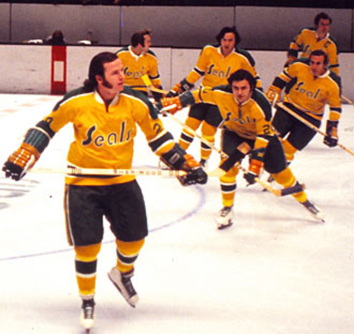 The California Golden Seals were not the only team with matching