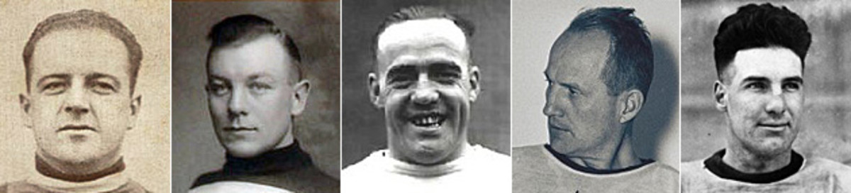 Odie Cleghorn, Punch Broadbent, King Clancy, Hap Day, Babe Dye