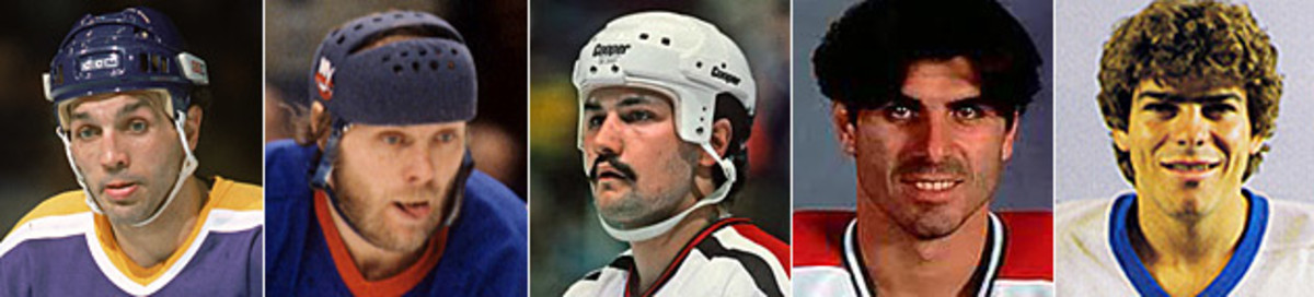 Tiger Williams, Butch Goring, Rocky Trottier, J.J. Daigneault, J.F. Sauve