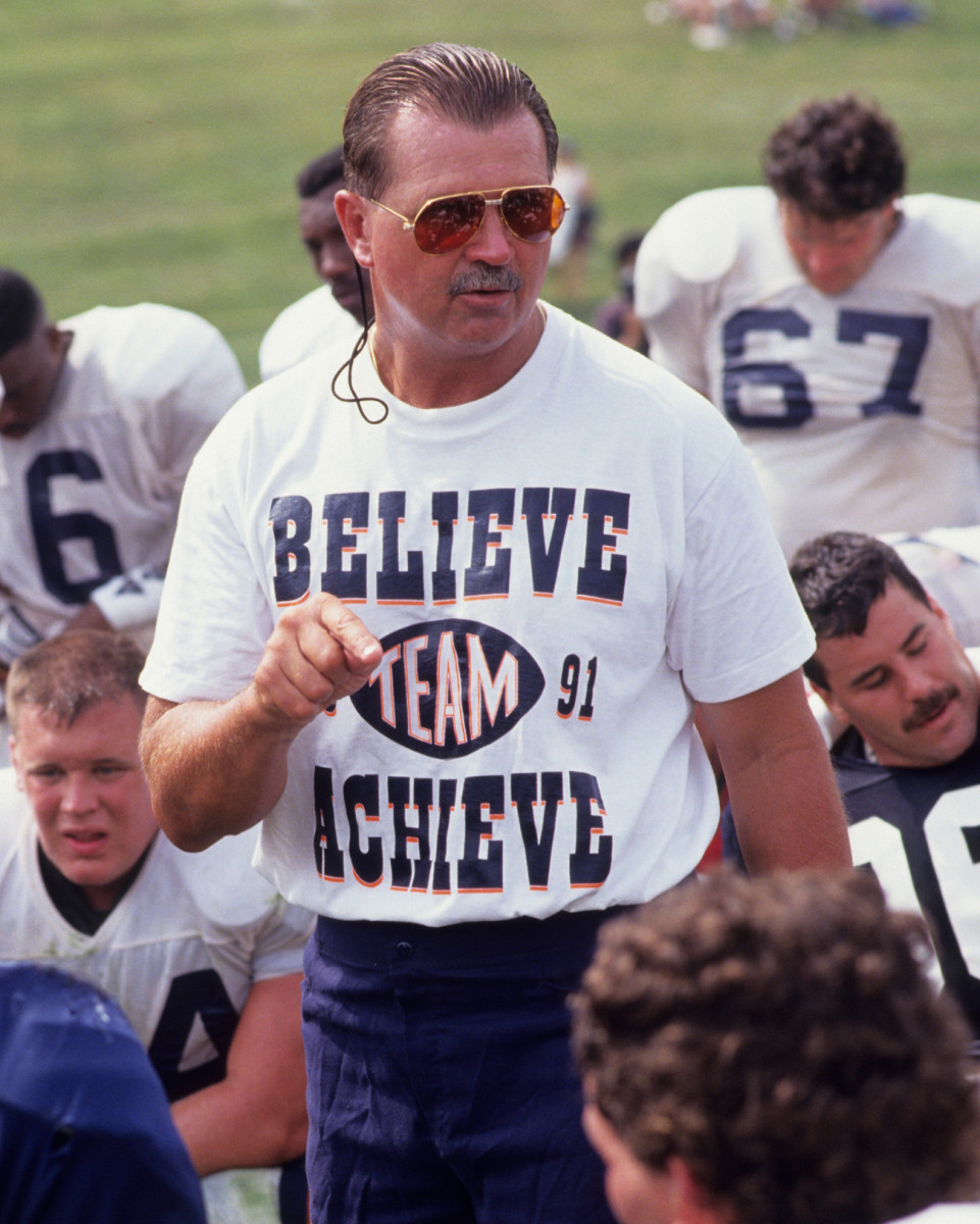 Ditka often wore his emotions on his sleeve, and his philosophy on his chest.