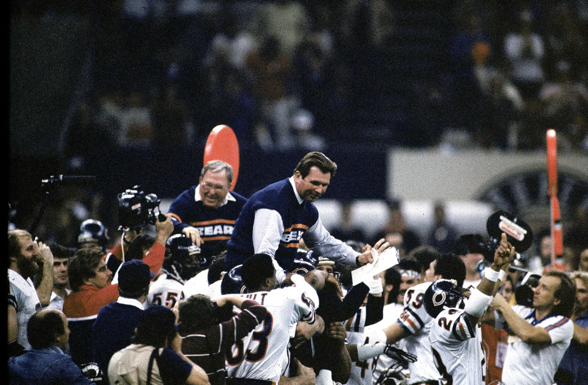 Ditka and Buddy Ryan both got rides off the field after the Super Bowl XX win, emblematic of the division of power and loyalties on that colorful team.