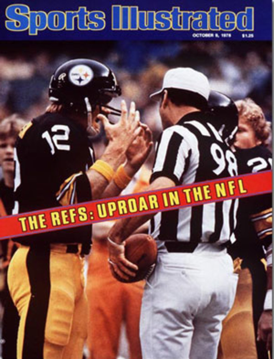 Referee uproar, circa 1978.