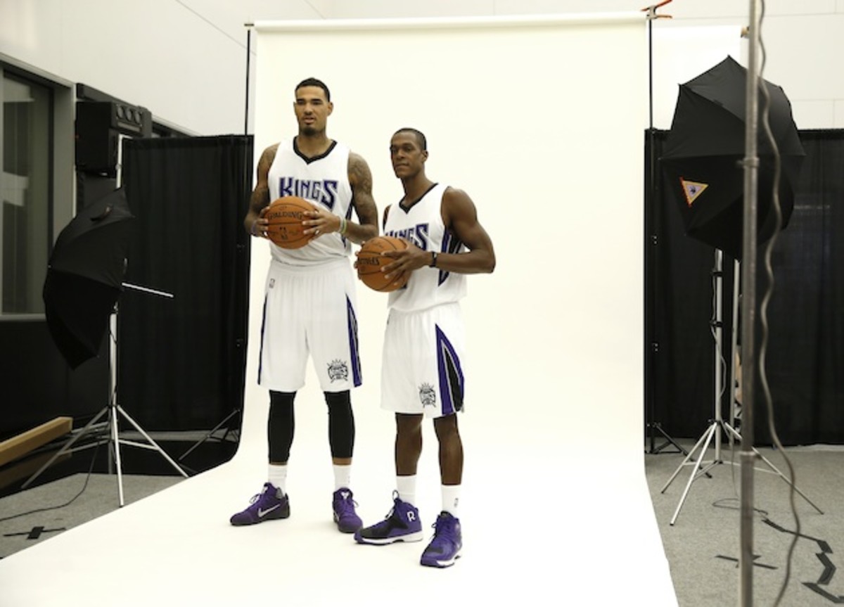 How will Willie Cauley-Stein (l) and Rajon Rondo (r) fit in George Karl's up-tempo system?