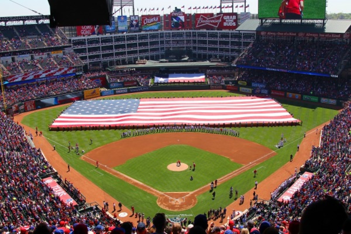 The Rangers signed a 10-year stadium naming rights deal with Globe Life Insurance. (R. Yeatts/Getty Images)