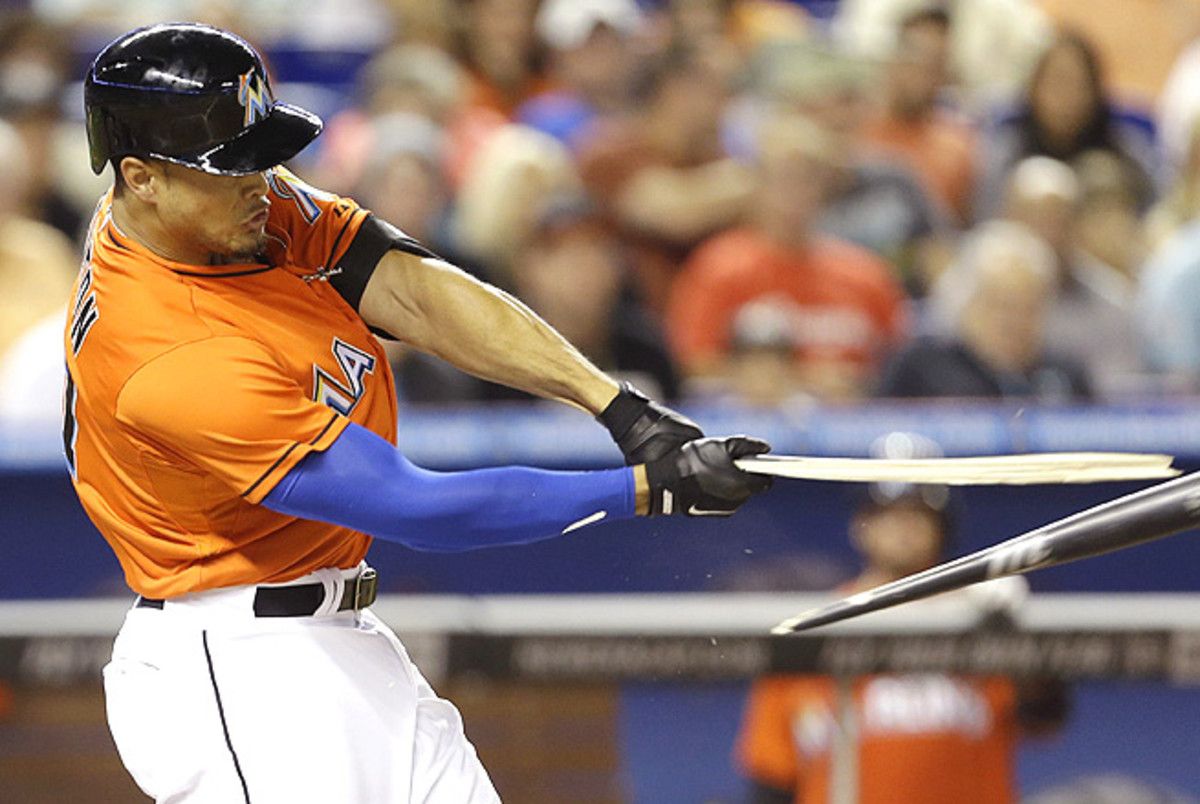 Giancarlo Stanton smashed two home runs and knocked in 12 RBI in the first week of the season.
