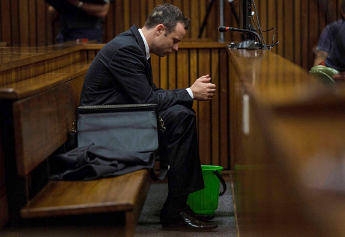 Oscar Pistorius faces four total charges, one of which is premeditated murder. (Kevin Sutherland/The Times/Gallo Images - Pool/Getty Images
