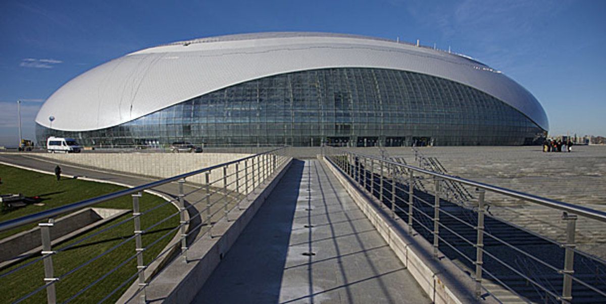 Bolshoi Ice Dome Olympic ice hockey arena in Sochi