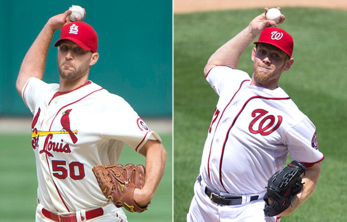 Both Adam Wainwright and Stephen Strasburg will star on fantasy pitching staffs in 2014.