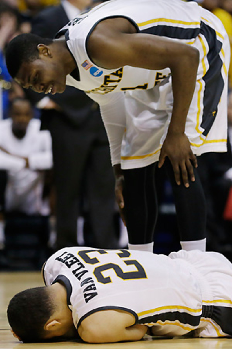 Teammates tried to console VanVleet after the miss.