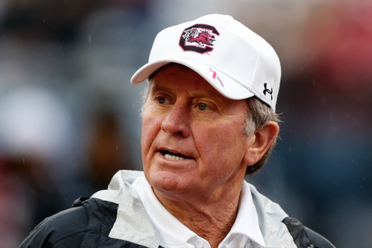 Steve Spurrier is 77-39 in nine seasons as head coach of the Gamecocks. (Scott Halleran/Getty Images)