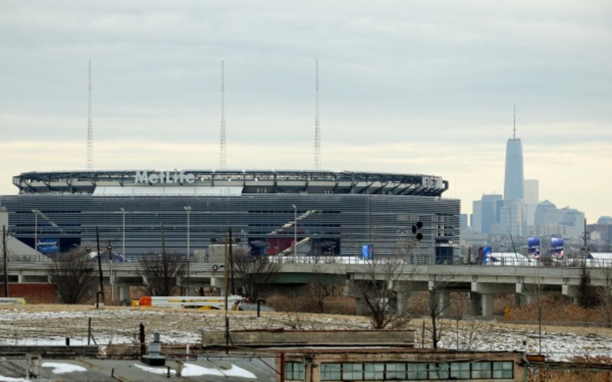 A suspicious powder has been found at hotels near MetLife Stadium in East Rutherford, NJ. (AP Photo/Charlie Riedel) 