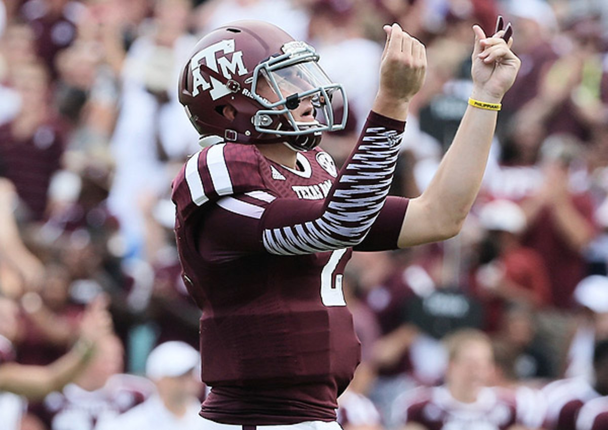 Johnny Manziel has received flak for his actions against Rice last Saturday. 