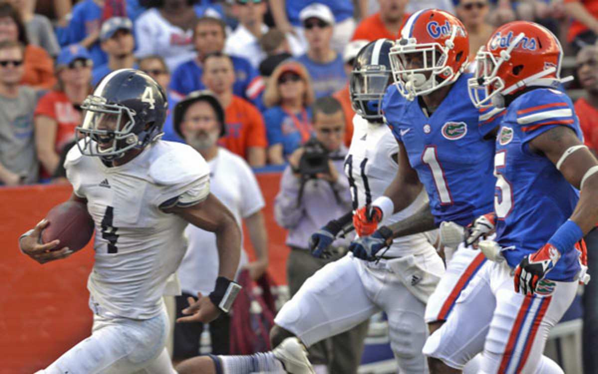 Georgia Southern ran for 429 yard in their 26-20 against Florida last season. (AP Photo/Phil Sandlin)