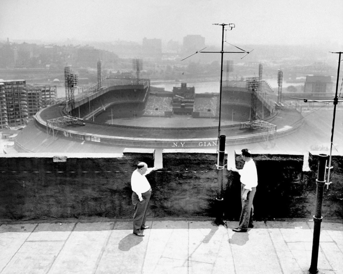 Rooftop opposite the Polo Grounds, at 515 Edgecombe Ave., wh