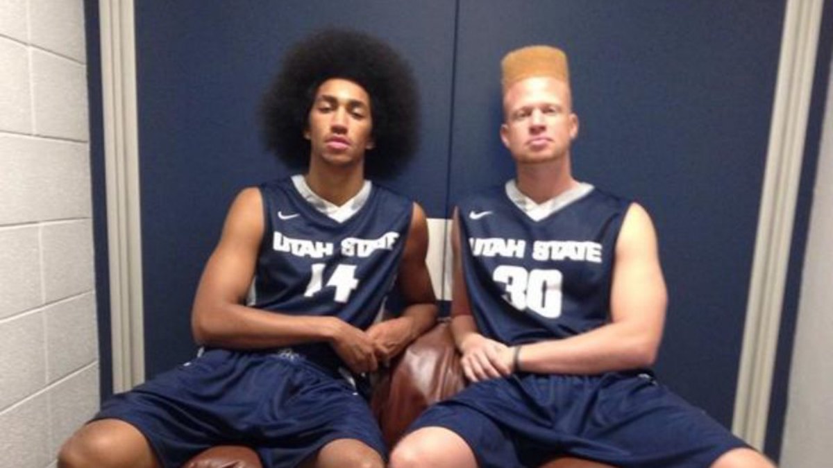Utah State basketball players have magnificent haircuts Sports Illustrated