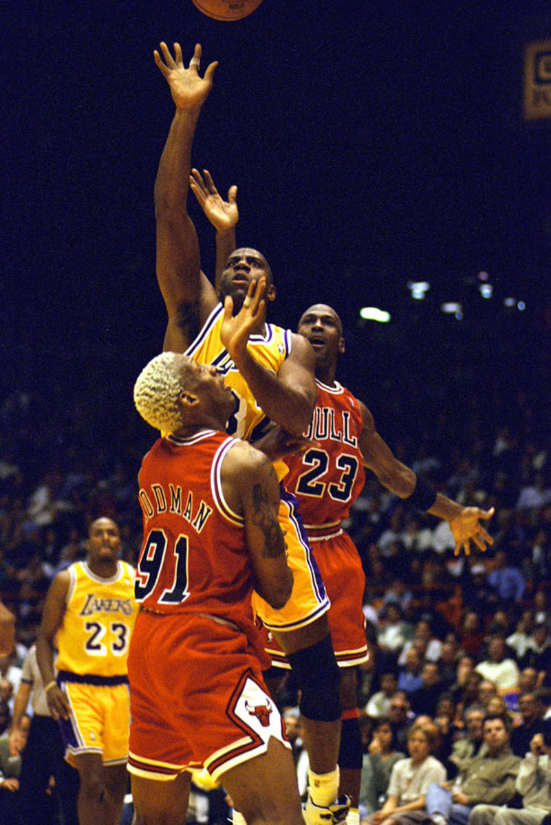 Magic Johnson - Los Angeles Lakers, 1979–1991, 1996  Magic johnson, Sports  illustrated nba, Sports photography
