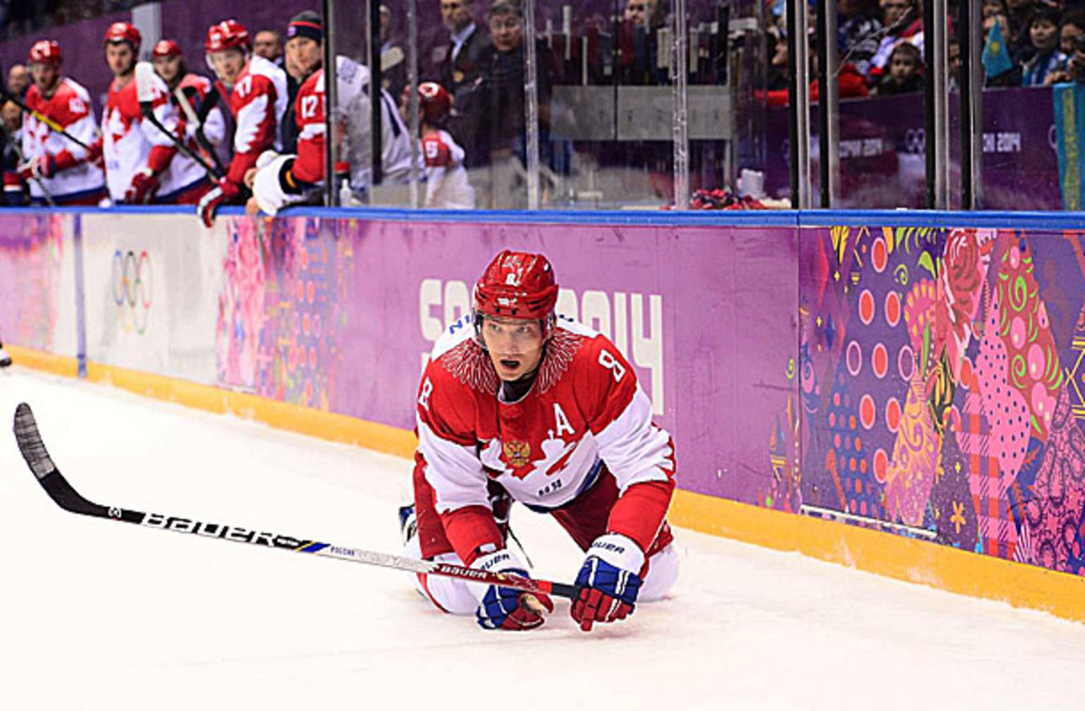 Alex Ovechkin at the 2014 Sochi Winter Olympics