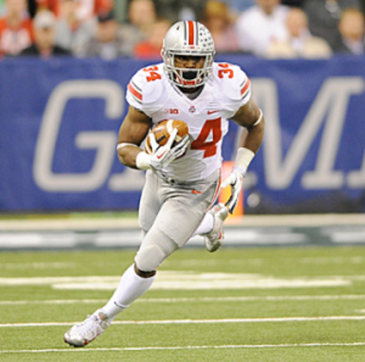 Carlos Hyde looks like the Niners' feature back of the future. (David Dermer/Diamond Images/Getty Images)