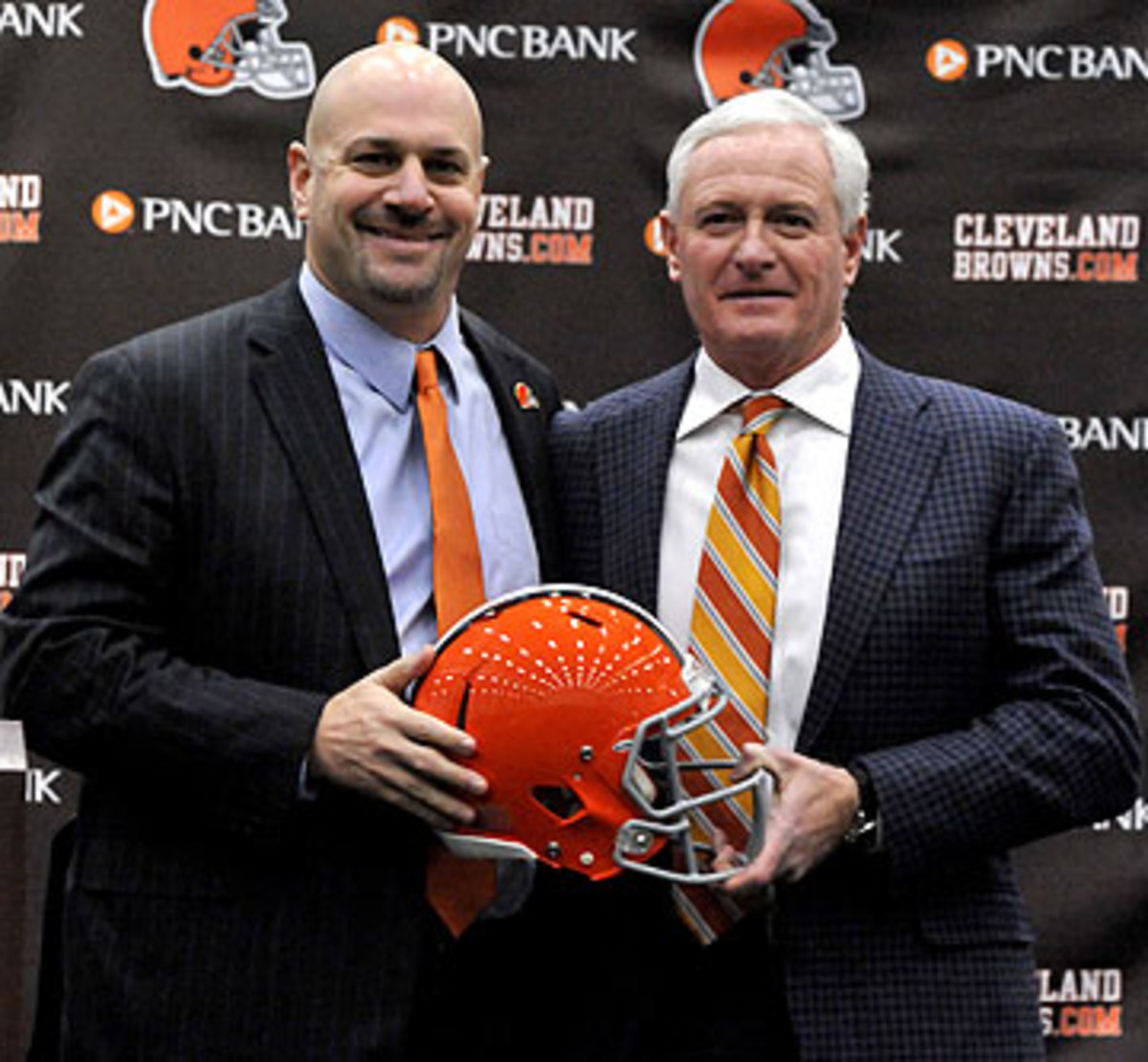 Pettine was hired as coach in late January, about three weeks before owner Jimmy Haslam fired the team's president and GM. (Diamond Images/Getty Images)