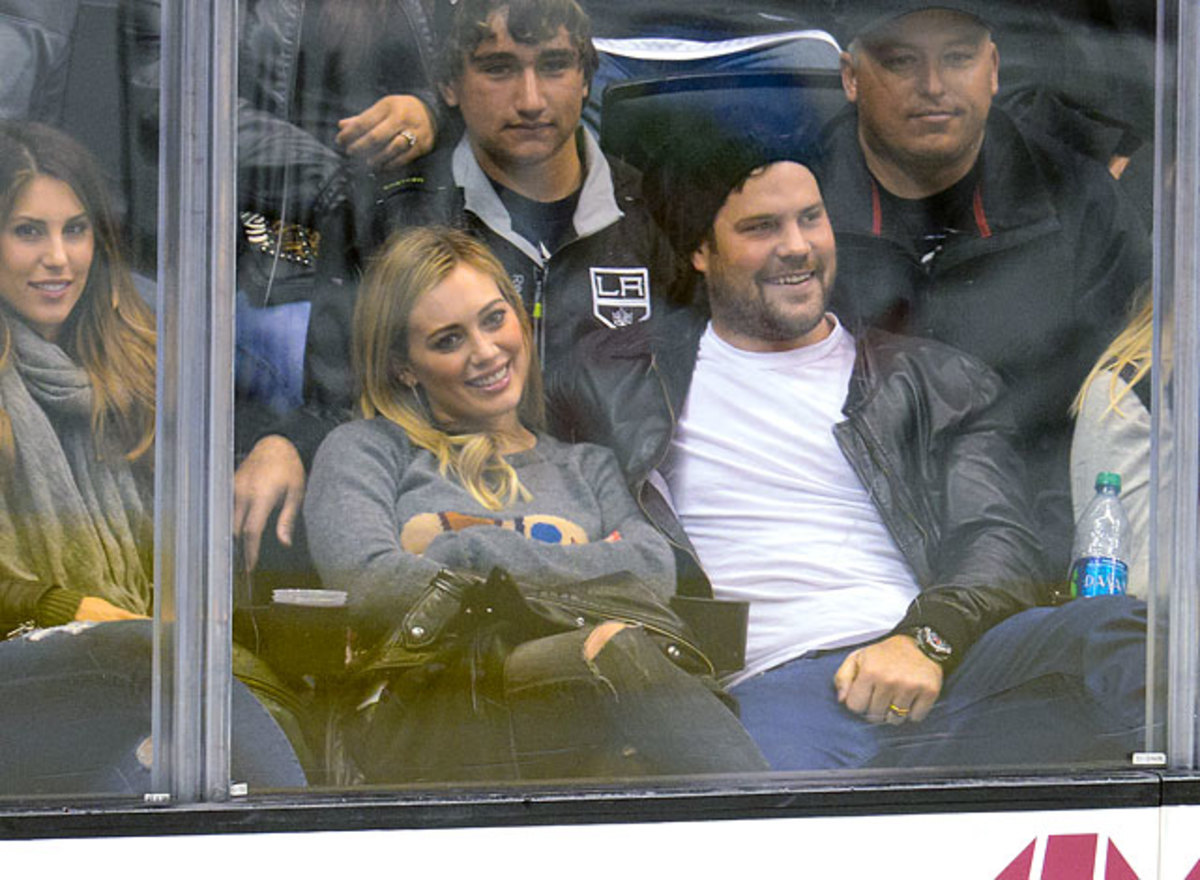 Hilary Duff and Mike Comrie