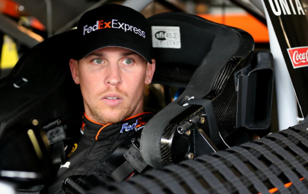 Denny Hamlin is currently 11th in NASCAR standings. (Chris Graythen/NASCAR/Getty Images)