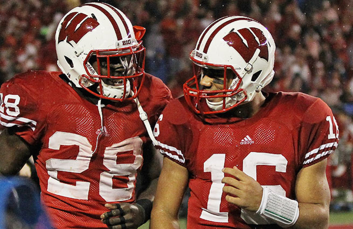 In 2011, Russell Wilson (right) and Montee Ball were nearly unstoppable for the Wisconsin Badgers.