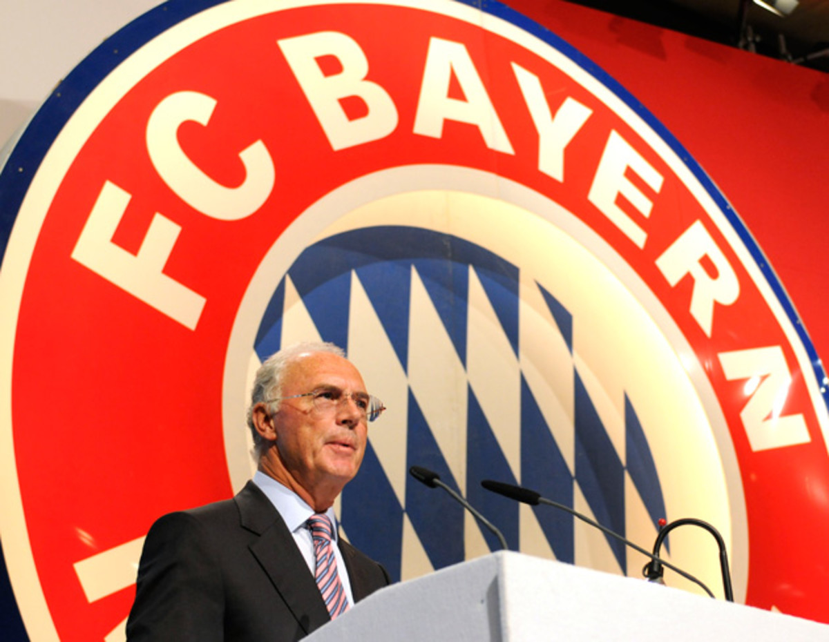 Franz Beckenbauer is forever a symbol of Bayern's rise to excellence and remains a club ambassador.